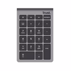 Trust Xalas tastierino numerico Laptop/PC RF Wireless Argento - Vista aggiuntiva 3