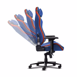 Trust GXT 721SM Ruya Pro Sedia per gaming universale Seduta imbottita Blu, Rosso - Vista aggiuntiva 5
