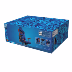 Trust GXT 721SM Ruya Pro Sedia per gaming universale Seduta imbottita Blu, Rosso - Vista aggiuntiva 7