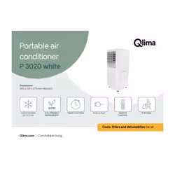 Qlima P 3020 condizionatore portatile 64 dB Bianco - Vista aggiuntiva 3