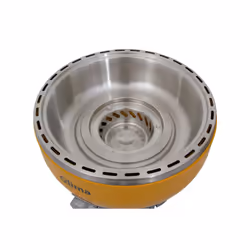 Qlima NJOY1007 barbecue per l'aperto e bistecchiera Grill Da tavolo Carbone (combustibile) Giallo - Vista aggiuntiva 5