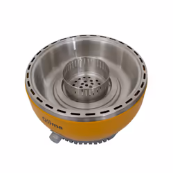 Qlima NJOY1007 barbecue per l'aperto e bistecchiera Grill Da tavolo Carbone (combustibile) Giallo - Vista aggiuntiva 6