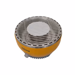 Qlima NJOY1007 barbecue per l'aperto e bistecchiera Grill Da tavolo Carbone (combustibile) Giallo - Vista aggiuntiva 7
