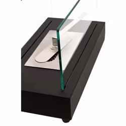 Qlima FFB 105 camino Interno/esterno Caminetto freestanding Bioetanolo Nero - Vista aggiuntiva 5