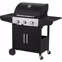 Coperchio con termometro, carrello con tasche, 2 ruote PE, ripiano superficie grill 60x42 cm. 9000W (3 x 3,0). Acquistalo sub ...