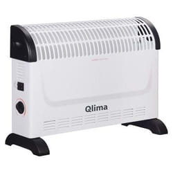 Qlima ECH4020 stufetta elettrica Interno Nero, Bianco 2000 W Radiatore senza olio