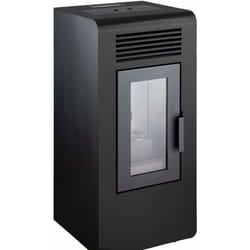Stufa a pellet 5,9 kw nera