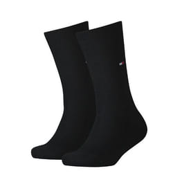 Tommy Hilfiger Classic Sock Maschio Calze al ginocchio Nero 2 paio/a