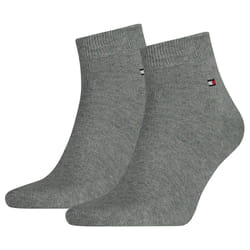 Tommy Hilfiger Quater Maschio Calzini per squadra Grigio 2 paio/a