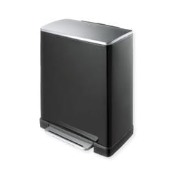 EKO - Europe E-Cube Step Bin 28+18L Rettangolare Nero