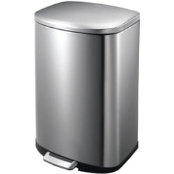 Pattumiera a Pedale Della 50 l Argento Opaco EKO