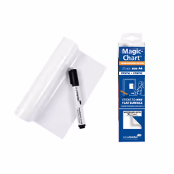 Legamaster 7-159100-A4 pouch autoadesiva Nero, Bianco Autoadesivo