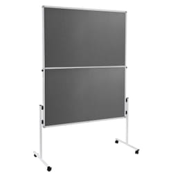 Legamaster Moderationswand 7-209300 120x150cm klappbar Filz grau