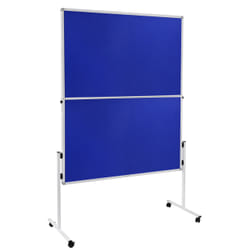 Legamaster Moderationswand 7-209400 120x150cm klappbar Filz blau