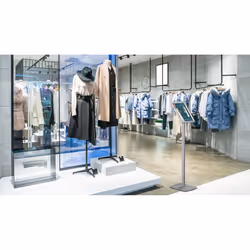 Europel 355033 stand informativo e supporto per brochure A4 Alluminio, Acciaio Argento - Vista aggiuntiva 5