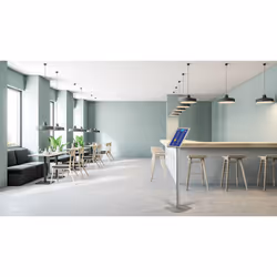 Europel 355033 stand informativo e supporto per brochure A4 Alluminio, Acciaio Argento - Vista aggiuntiva 6