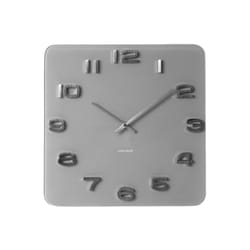 Karlsson KA5488GY orologio da parete e da tavolo Orologio al quarzo Quadrato Grigio