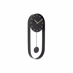 Karlsson KA5822BK, Parete, Orologio al quarzo, Altro, Nero, Metallo, Moderno