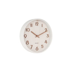 Karlsson KA5808WH orologio da parete e da tavolo Orologio meccanico Rotondo Bianco