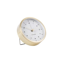 Karlsson KA5844GD sveglia Sveglia al quarzo Oro, Bianco