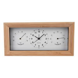 Karlsson Neat Sveglia al quarzo Bianco, Legno