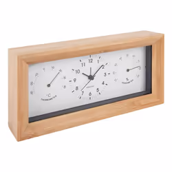 Karlsson Neat Sveglia al quarzo Bianco, Legno - Vista aggiuntiva 2