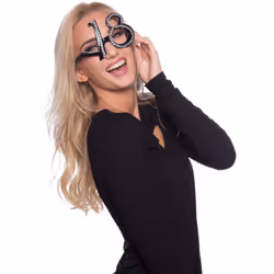 Folat 21653 Occhiali per costume Adulto Femmina