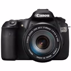 Canon EOS 60D + EF-S 18-55mm + EF-S 55-250mm, 18 MP, 5184 x 3456 Pixel, CMOS, Full HD, 755 g, Nero