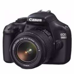Canon EOS 1100D + EF-S 18-55mm, 12,2 MP, 4272 x 2848 Pixel, CMOS, HD, 495 g, Nero