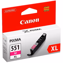 Canon CLI-551XL M w/sec, Resa elevata (XL), Magenta per foto, Inchiostro colorato, 1 pz