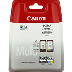 Canon PG-545XL/CL546XL cartuccia d'inchiostro 2 pz Originale Resa standard Nero, Ciano, Giallo, Magenta