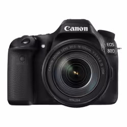 Canon EOS 80D + EF-S 18-135 IS USM, 24,2 MP, 6000 x 4000 Pixel, CMOS, Full HD, 650 g, Nero