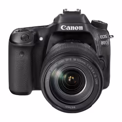 Canon EOS 80D + EF-S 18-135 IS USM Kit fotocamere SLR 24,2 MP CMOS 6000 x 4000 Pixel Nero