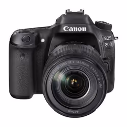 Canon EOS 80D + EF-S 18-135 IS USM Kit fotocamere SLR 24,2 MP CMOS 6000 x 4000 Pixel Nero