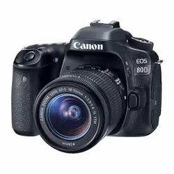 Canon EOS 80D + EF-S 18-55mm f/3.5-5.6 IS STM Kit fotocamere SLR 24,2 MP CMOS 6000 x 4000 Pixel Nero - Vista aggiuntiva 2