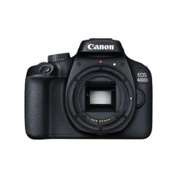 Canon EOS 4000D + 18-55 DC + 75-300 DC Corpo della fotocamera SLR 18 MP 5184 x 3456 Pixel Nero