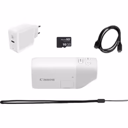 Canon PowerShot ZOOM, fotocamera compatta in stile monocolo, kit essenziale, bianco - Vista aggiuntiva 7