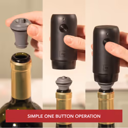 Vacu Vin VV9200 cavatappo Apribottiglia di vino elettrico Nero - Vista aggiuntiva 2