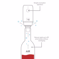 Vacu Vin VV9200 cavatappo Apribottiglia di vino elettrico Nero - Vista aggiuntiva 6