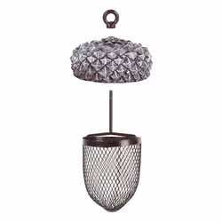 Esschert Design FB389 mangiatoia per uccello Metallico Caldaie, Cloruro di polivinile (PVC) Da appendere - Vista aggiuntiva 5