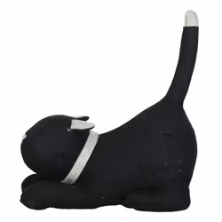 Esschert Design LH258 fermaporta salva dita Nero Feltro, Marmo, Poliestere