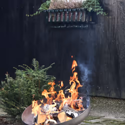 Esschert Design FF402 camino Esterno Caminetto portatile A legna Nero - Vista aggiuntiva 5