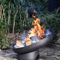 Esschert Design FF402 camino Esterno Caminetto portatile A legna Nero - Vista aggiuntiva 6