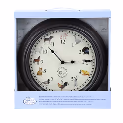 Esschert Design TF013 orologio da parete e da tavolo Rotondo Marrone