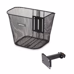 Basil Bremen Frontale Cestino per biciclette Acciaio Nero