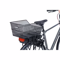 Basil Cento WSL Posteriore Cestino per biciclette Acciaio Nero