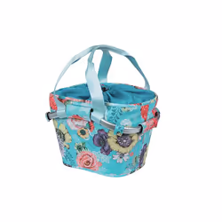 Basil Bloom Field Carry, Frontale, Cestino per biciclette, Alluminio, Poliestere, Blu, 15 L, 5 kg