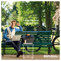 Basil BA17661 Posteriore Borsa da bicicletta 20 L Poliestere Grigio - Vista aggiuntiva 5