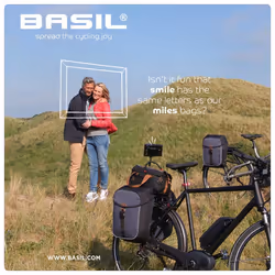 Basil Miles Posteriore Borsa da bicicletta 17 L Poliestere Grigio - Vista aggiuntiva 8