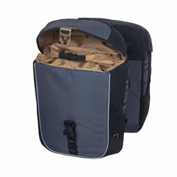 Basil Miles Posteriore Borsa da bicicletta 34 L Poliestere Grigio - Vista aggiuntiva 5